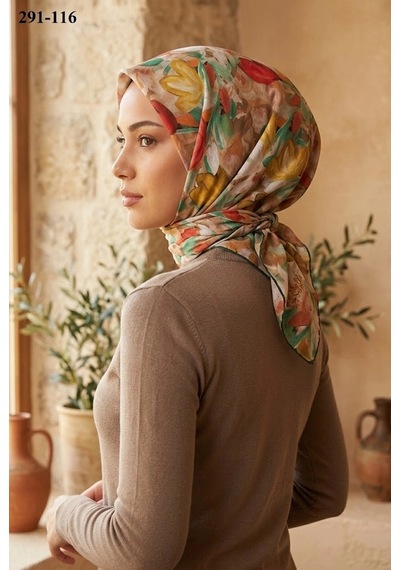 Rozella Eşarp Rozella Soft Pamuk Eşarp 291-116 Çok Renkli