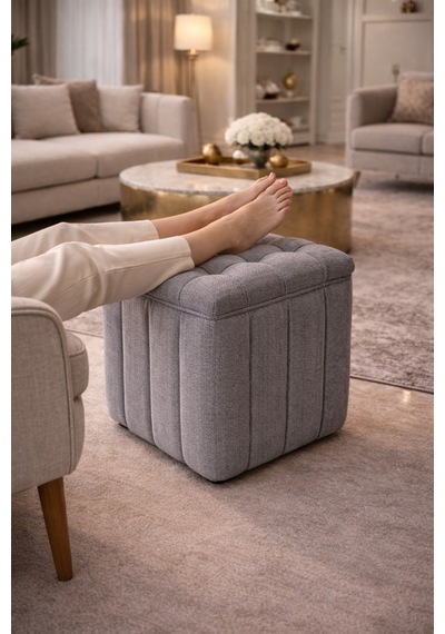 Kapitoneli Dilimli Modern Kare Puf Ayak Dinlendirme Taburesi Dekoratif Ve Rahat Yüksek Kalite Gri Renk - 844681895 Gri Renk Kapitoneli Dilimli Modern Kare Puf Ayak Dinlendirme Taburesi Dekoratif Ve Rahat Yüksek Kalite Gri Renk - 844681895 Gri Renk
