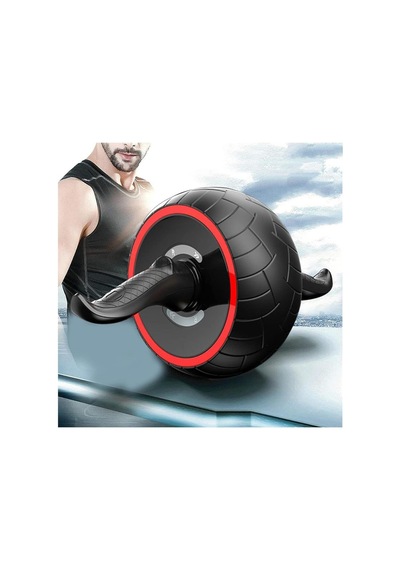 Ab Wheel Roller Geniş Karın Kası Tekerleği, Oto Frenli Fitness Gövde Egzersizi Tekerleği Spor Aleti