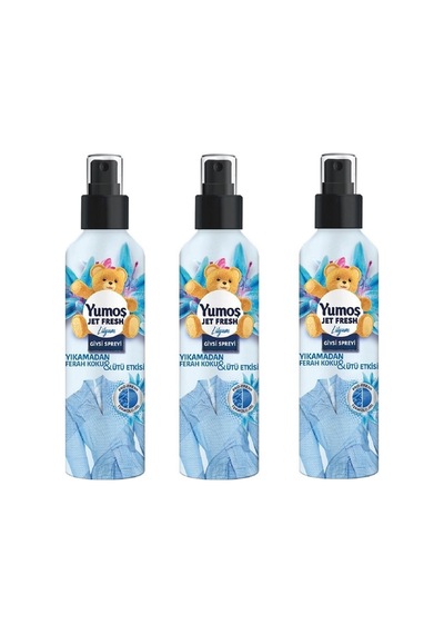 Yumoş Jet Fresh Giysi Spreyi Lilyum 3 x 200 ML