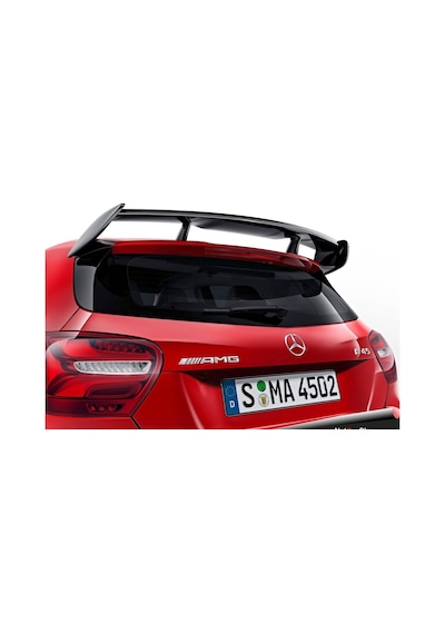 Autogp Mercedes W176 A45 Amg Gt Bagaj Üstü Spoiler Siyah Boyalı 2012 / 2018 017 Mb02 01