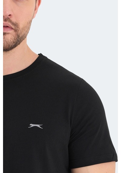 Slazenger Rosalva 2 Li Set Erkek Tişört Siyah - Gri