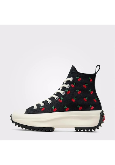 Converse Run Star Hike Platform Cherries Kadın Sneaker-siyah Siyah Converse Run Star Hike Platform Cherries Kadın Sneaker-siyah Siyah