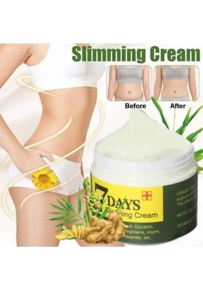 Seven 7 Days Hintohu 7 Days Slimming Cream Ginger Miracle 100 Ml Vücut Bakım Zencefil 1 Adet