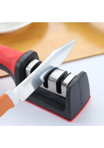 Bıçak Bileme Aleti Aparatı Profesyonel Bıçak Bileyici 3 Açılı Elmas Seramik Tungsten Çelik Bileme