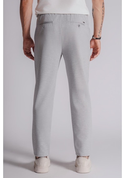 Braccas Erkek Yandan Cepli Beli Lastikli Relaxed Fit Jogger Pantolon Lacivert Gri