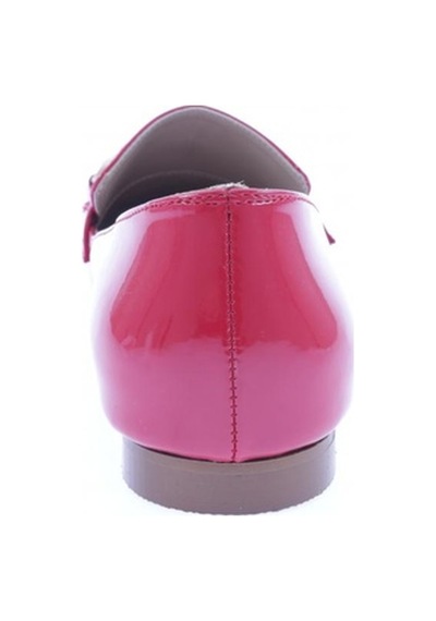 Dgn 154-22k Kadin Üzeri V Toka Loafer 154-1974-R9097 Kırmızı