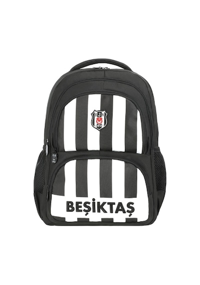 Beşiktaş Lisanslı Çubuklu Okul Çantası Sırt Çantası Kod:25339 Orijinal Çok Renkli