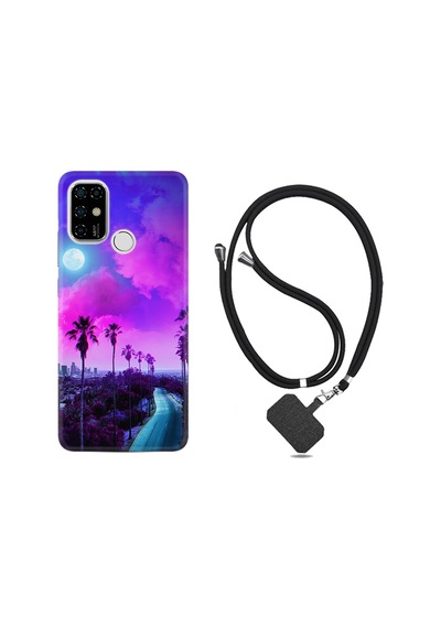 Casper Via F20 Kılıf Boyun Askılı Purple Way 1843