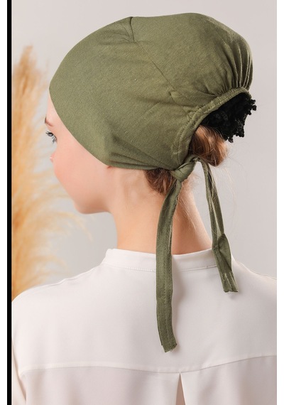 Melodi Scarf Kadın Tesettür Dikişli Set Bone Haki 3 Adet Bağlamalı Penye Bone Haki Melodi Scarf Kadın Tesettür Dikişli Set Bone Haki 3 Adet Bağlamalı Penye Bone Haki