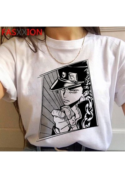 Noıssey Kırmızı Etiket Gala Jojo Tuhaf Macera T-shirt Model452 16949 Beyaz