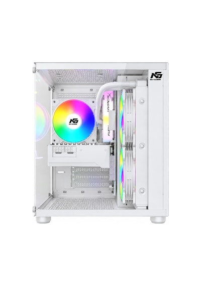Orion Cube 3x Tuştan Değişen Rgb Fanlı M-atx Boş Bilgisayar Kasası Beyaz