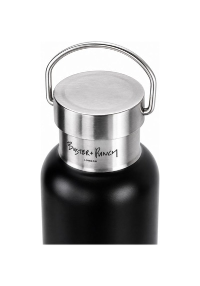 Buster + Punch Bp Mc 500ml Siyah/gümüş Su Şişesi Çift Katmanlı Paslanmaz Çelik