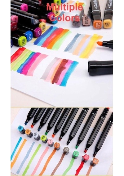 Globalımportstore Touch Art 2yön Marker Kalem Seti 60 Adet