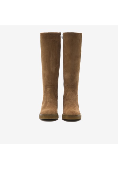 Sand Beige Çizme Kadın 26k12075xs Vergelio Suede Bej