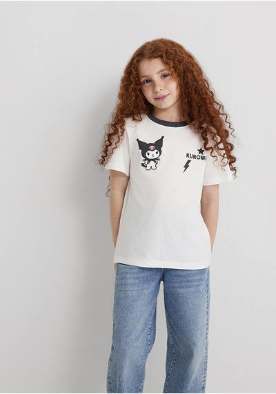 Mavi - Kuromi Baskılı Ekru Tişört 7610378-70057 Ekru