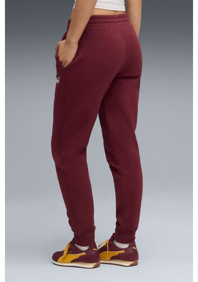 Puma Ess No. 1 Logo Kadın Eşofman Altı Bordo