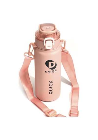 Daima Quick Termos Pembe 650 Ml Açık Beyaz
