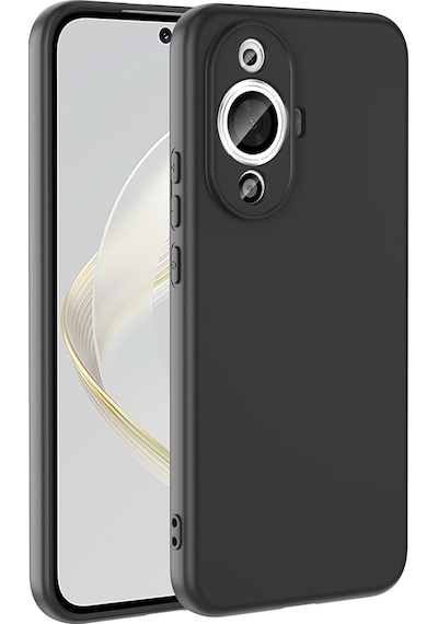 Huawei Nova 12s Uyumlu Kılıf Zore Mara Lansman Kapak-siyah