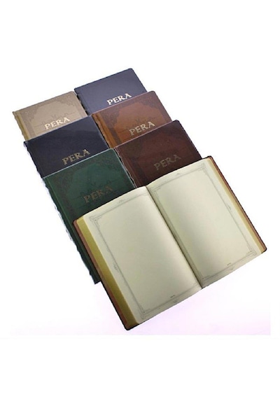 Gıpta Pera 17x24 160 Yp Düz Deri Kapak Defter 1993 Çeşitli Renk Ve Desen
