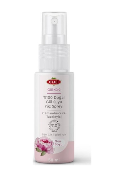 Otacı Gül Kürü Doğal Gül Suyu Yüz Spreyi 50 ML