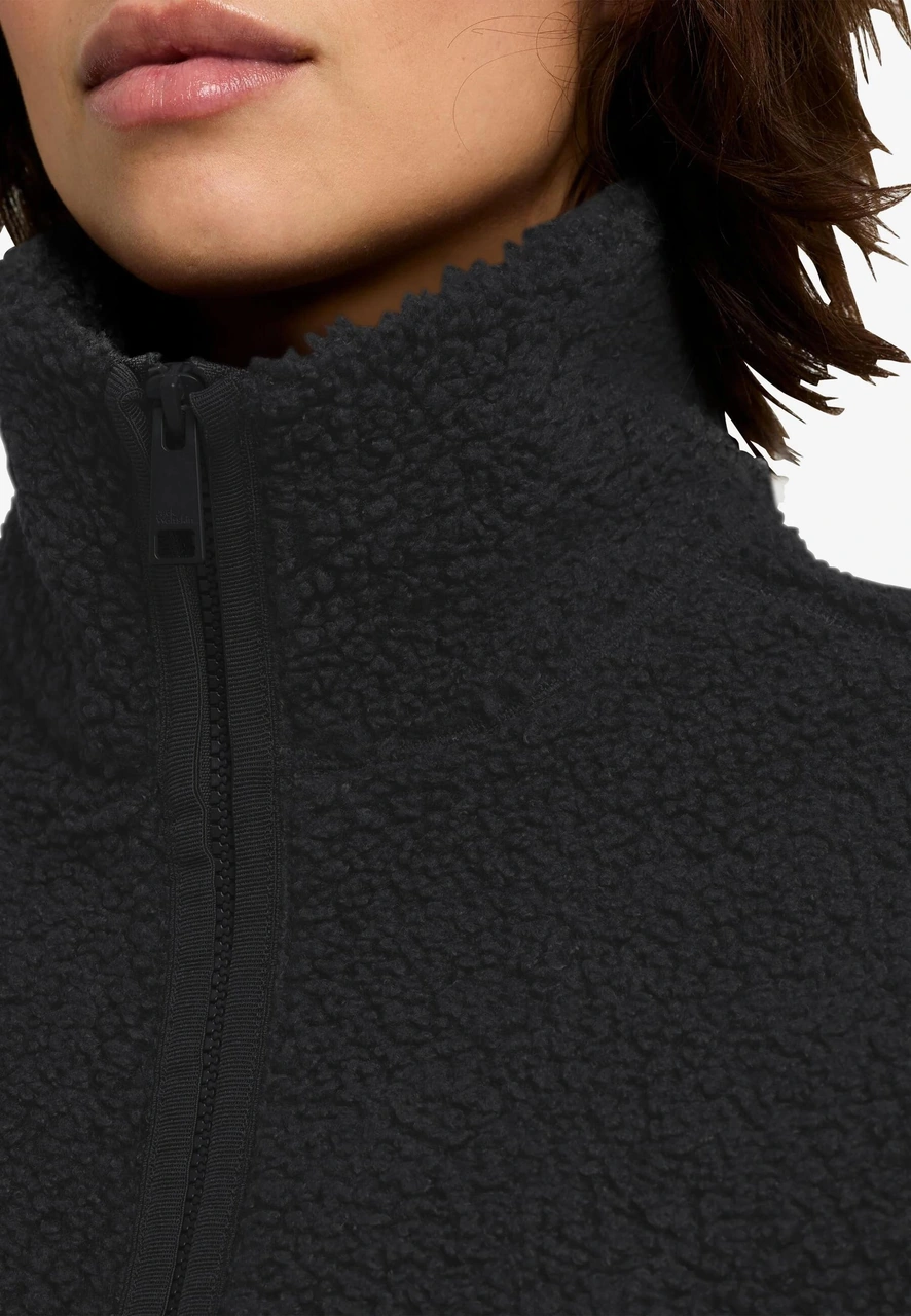 Jack Wolfskin High Curl Kadın Sweatshirt C-jaca65073b30v37 Siyah Jack Wolfskin High Curl Kadın Sweatshirt C-jaca65073b30v37 Siyah