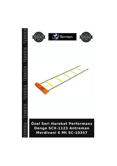 Özel Seri Hareket Performans Denge Scx-1123 Antreman Merdiveni 6 Mt Sc-10357 Çok Renkli