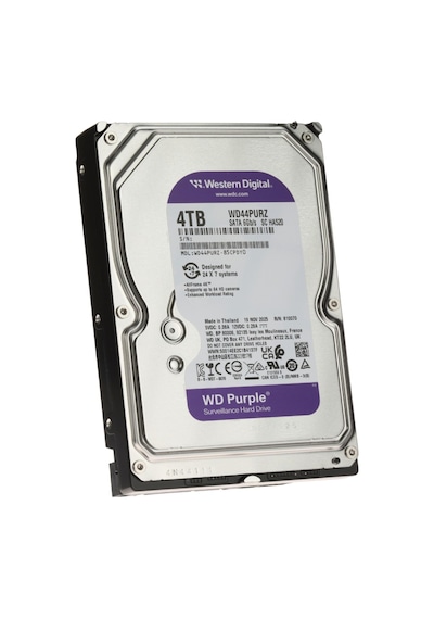 Wd 3.5 Purple 4tb 5400rpm 256mb Sata3 Güvenlik Hdd Wd44purz 7/24