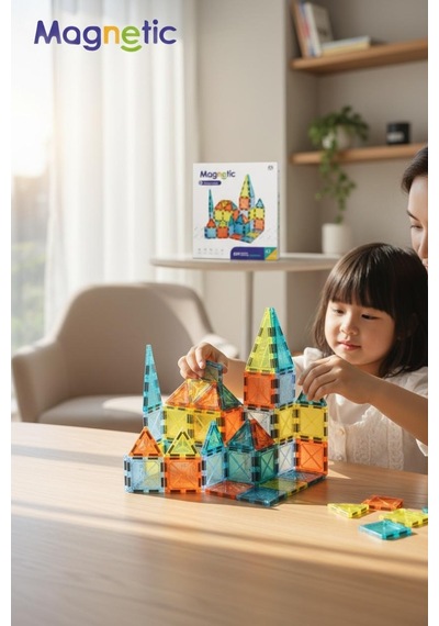 Magnetic Imagination - 43 Parça Yaratıcı Manyetik Yapım Seti