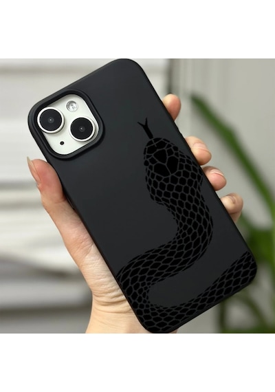 Apple Uyumlu iPhone 14 Plus / 15 Plus İle Premier Kalite Özel Üretim Baskılı Silikon Telefon Kılıfı Bc 9 Siyah