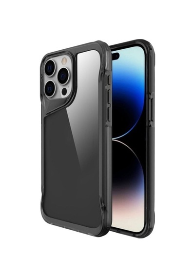 Apple Uyumlu iPhone 15 Pro Kılıf Zore T-max Kapak Koyu Gri