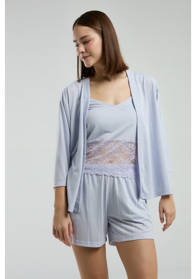 Pierre Cardin Kadın Mavi Sabahlık 5274-47486 mavi