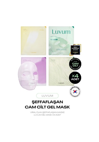 Şeffaflaşan Kore Maske Seti Luvum Gel Mask