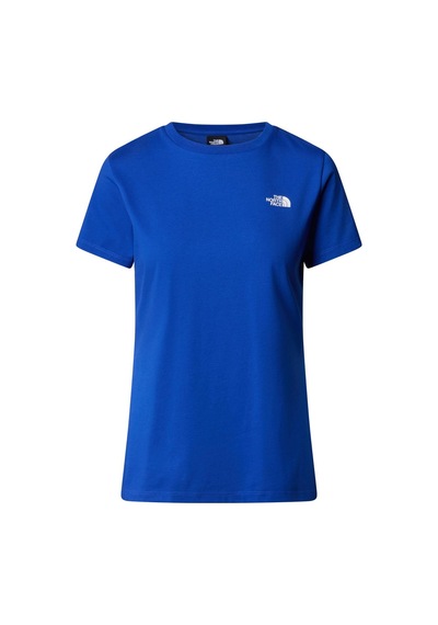 The North Face Sımple Dome Slım Kadın Tişört Nf0a87nhcz61 Mavi