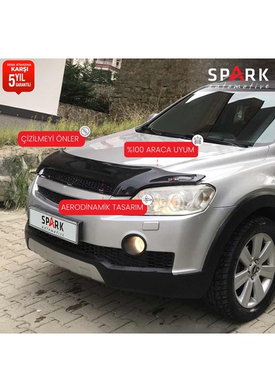 Chevrolet Captiva 2006-2012 Yıl Aralığı Uyumlu Kaput Rüzgarlığı 3mm
