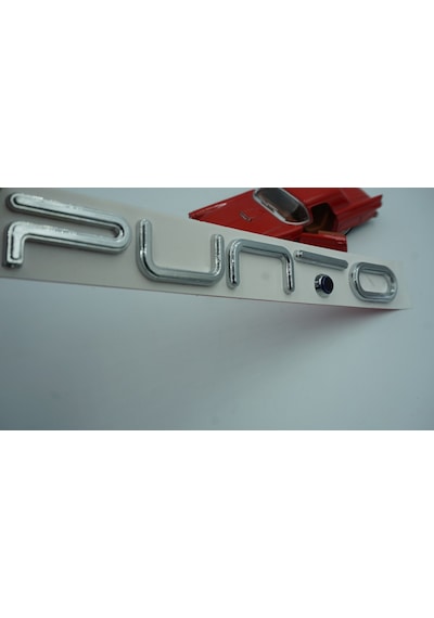 Fiat Punto Yeni Nesil Bagaj Krom Abs 3M 3D Yazı Logo Amblem