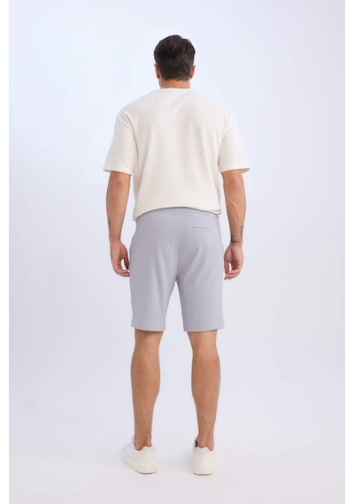 Defacto Regular Fit Beli Bağcıklı Dokulu Bermuda Şort D9451ax25spgr89 Gri Defacto Regular Fit Beli Bağcıklı Dokulu Bermuda Şort D9451ax25spgr89 Gri
