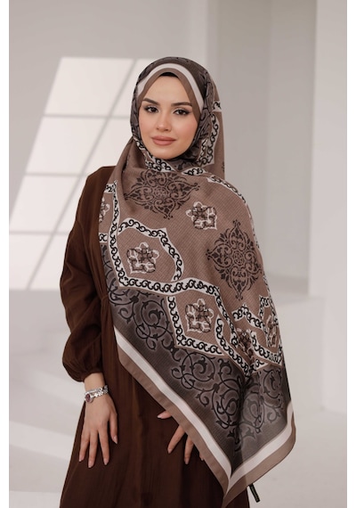 Mimiyum Rüveyda Premium Soft Şal Acı Kahve