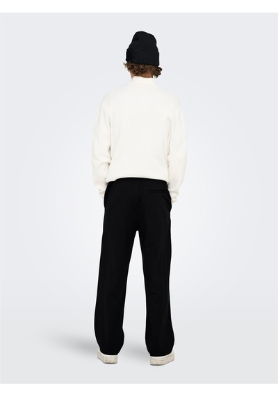 Only & Sons Onsjakes 0339 Loose Str Pant Frml Noos Erkek Siyah Pantolon - 22034234 Siyah