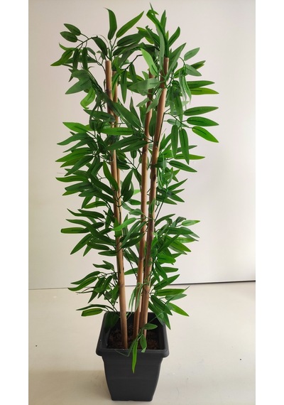 Rüzgar Yapay Çiçekçilik 110 Cm 5 Li Bambu Ağacı Yeşil