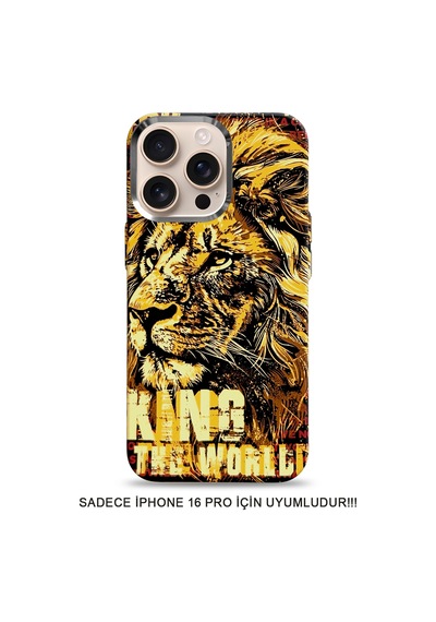 İphone 16 Pro Kılıf Magsafe Uyumlu Hayvan Figürlü Premium Kapak Kılıf Soo-740 Desen2