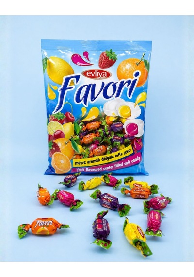 Favori Meyve Aromalı Yumuşak Şeker 1000g
