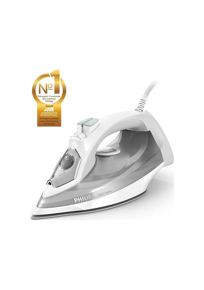 5000 Serisi Buharlı Ütü 2400w, 40g/dk Sürekli Buhar, 160g Şok, Steamglide Plus Taban, Dahili Kireç Temizleme, Damlatmaz Sistem, Dikey Kullanım Özelliği Dst5010/10
