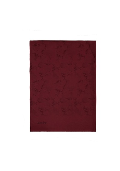 Harem Scarf Viskon Şal - Gold Derin - Bordo