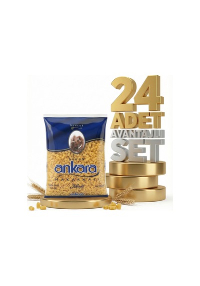 Ankara Boncuk Makarna 24x500 Gr