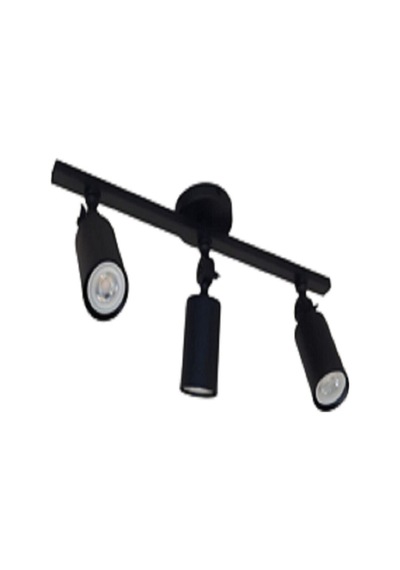 Spot Mat Siyah Metal Led Spot Avize Harekli Aplik Armatür Gün Işığı Led Ampul Dahildir Siyah