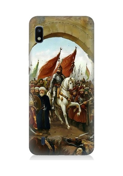 Samsung Galaxy A10 Uyumlu Fatih Sultan Mehmet İstanbul Desenli Silikon Kılıf