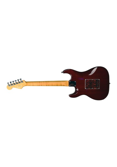 Guson Superstrat Hss Elektro Gitar Quilted Blue Burst