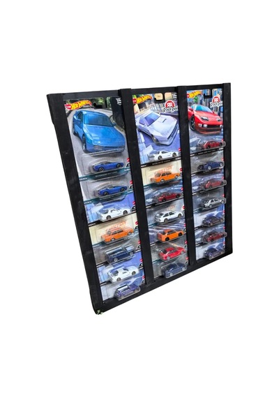 Premium Kart Sergileme Standı, Kartonet Doğal Ahşap Sergileme Vitrini, Oyuncak Araba Rafı Diğer