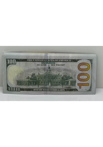 Wonder Man 100 Adet 100 Dolar Geçersiz Şaka Parası